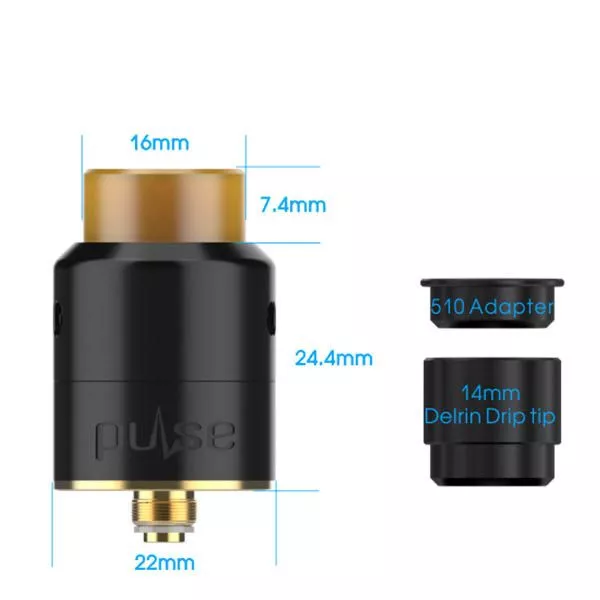 Vandy Vape Pulse 22 BF RDA Selbstwickler Tröpfler Vandy Vape Pulse 22 BF RDA Selbstwickler Tröpfler