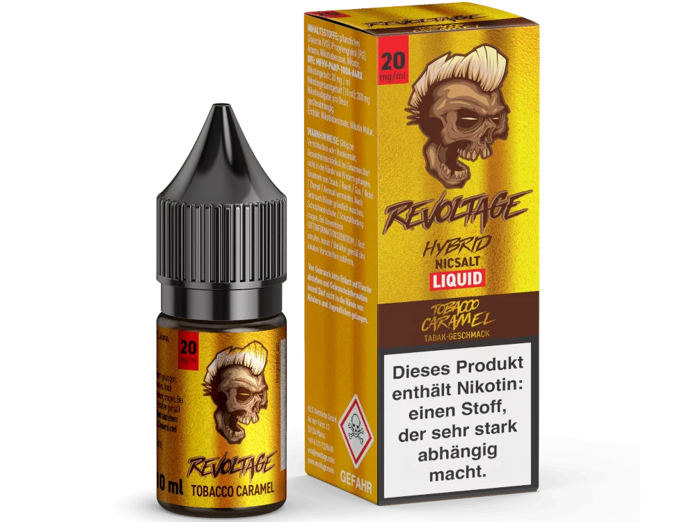Tobacco Caramel - 10ml Hybrid-Nikotinsalz-Liquid