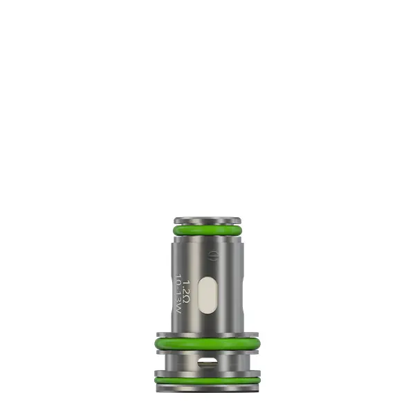 Eleaf GTL-D Coil Verdampferkopf einzeln, zylindrisch mit grünen O-Ringen, Nahaufnahme
