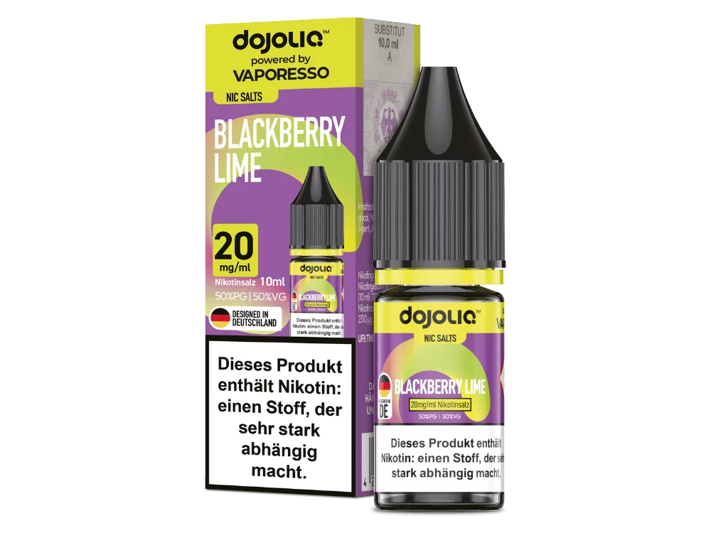 Dojoliq - Blackberry Lime - 10ml Nikotinsalz-Liquid