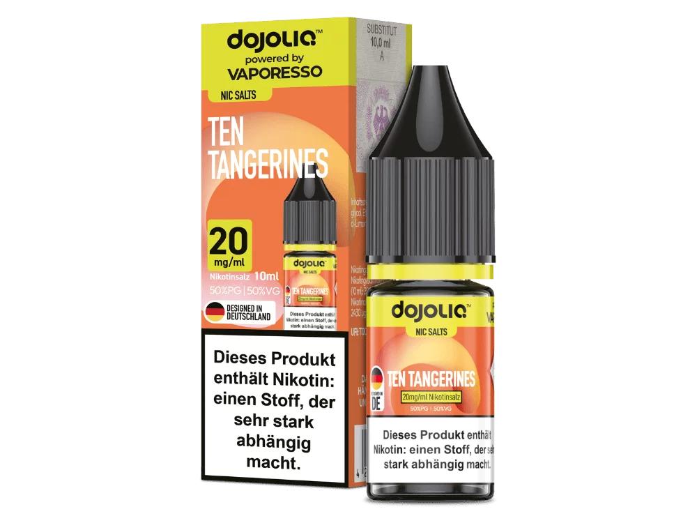 Dojoliq - Ten Tangerines - 10ml Nikotinsalz-Liquid