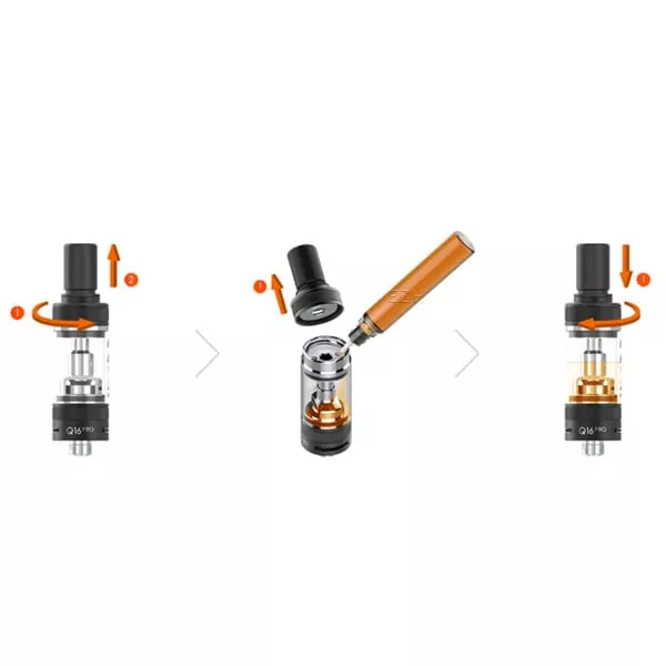 Justfog - Q16 Pro Tank Verdampfer Justfog - Q16 Pro Tank Verdampfer