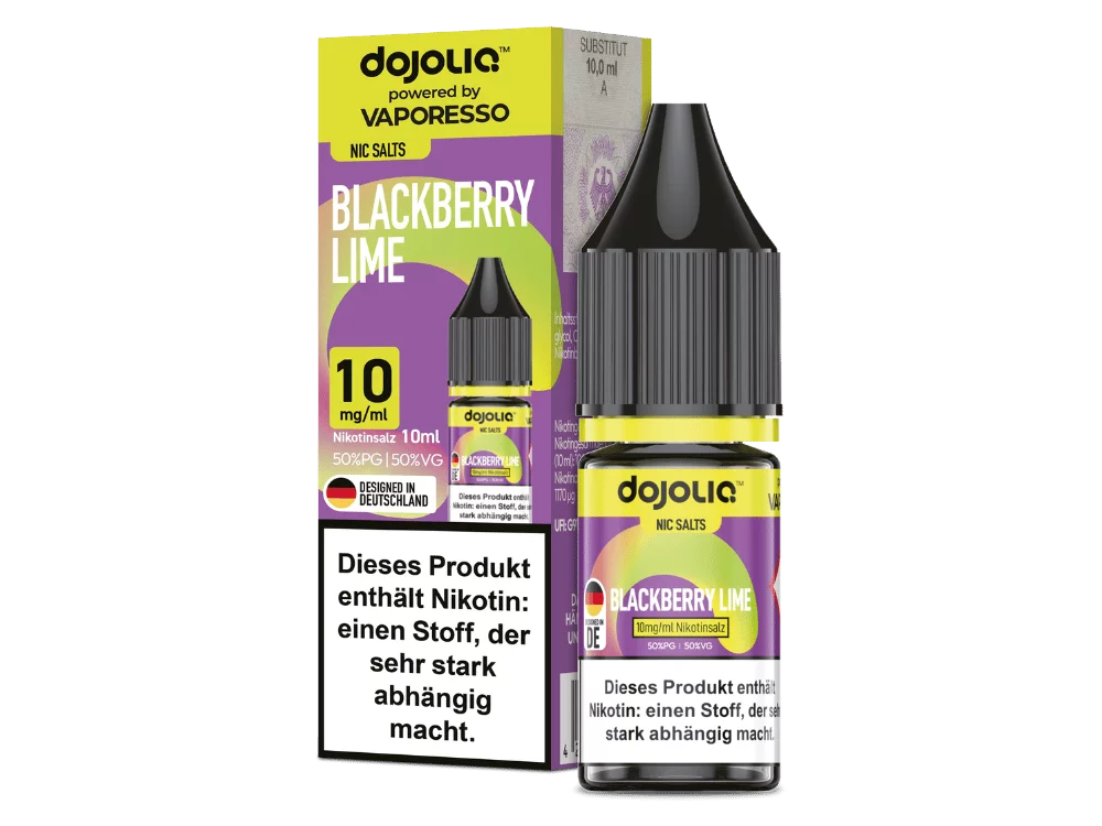 Dojoliq - Blackberry Lime - 10ml Nikotinsalz Liquid