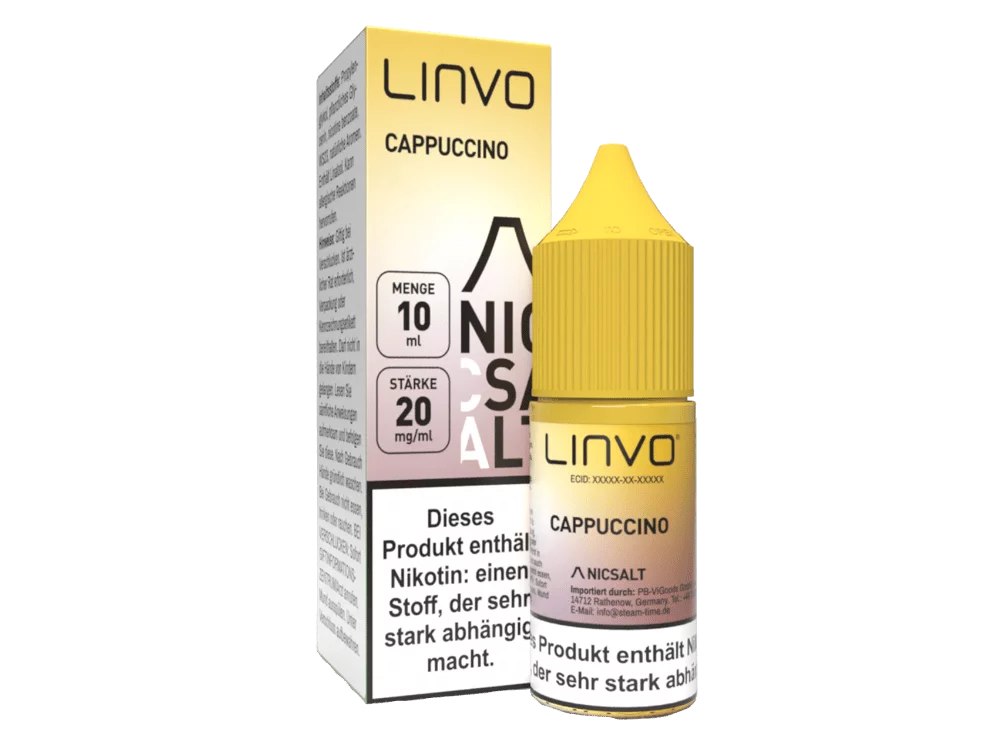 Linvo - Cappuccino - 10ml Nikotinsalz-Liquid