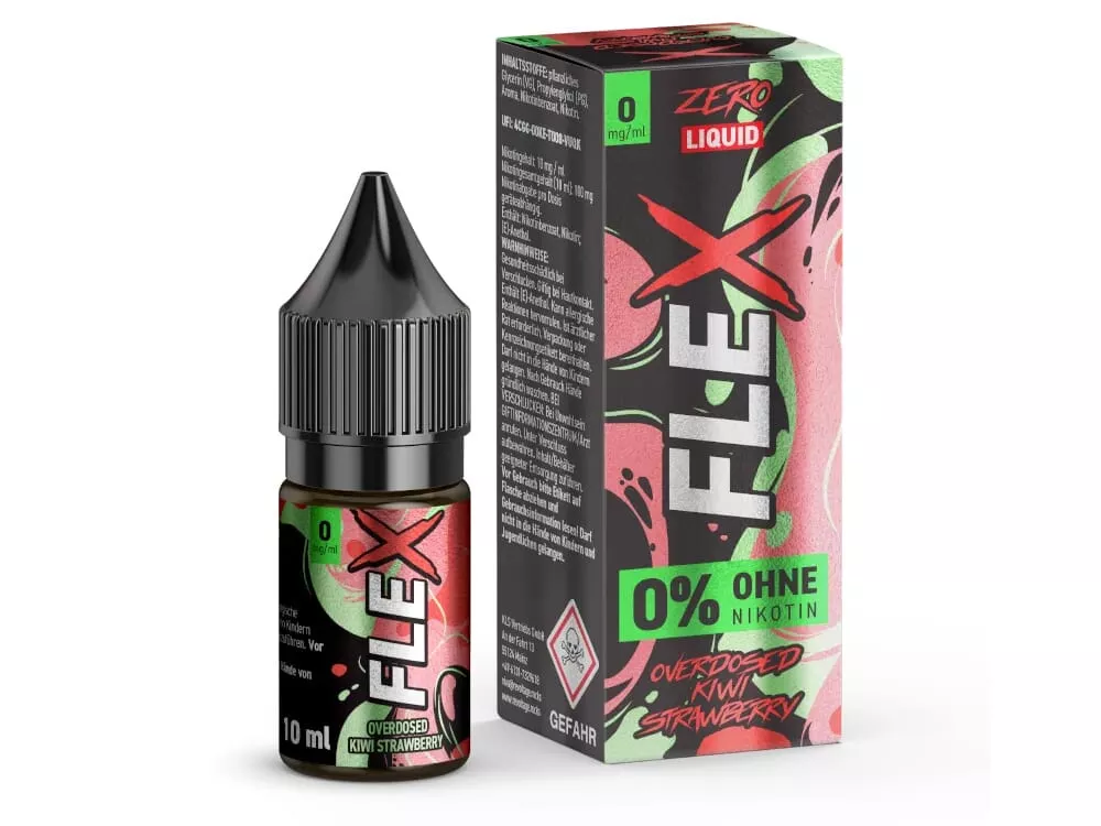 Flex - Overdosed Kiwi Strawberry 10ml Nikotinsalz-Liquid