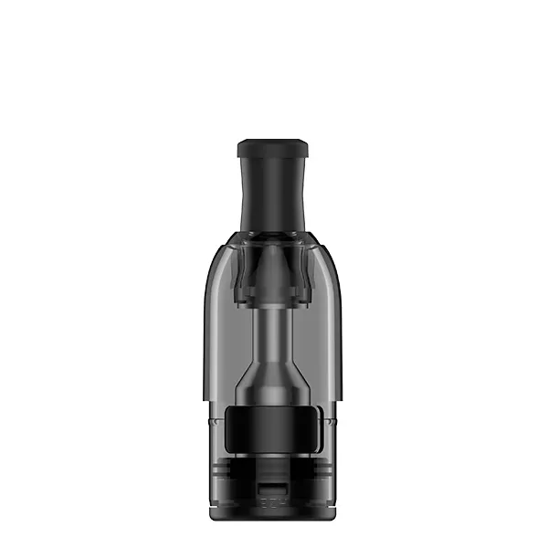 GeekVape Wenax M1 Ersatz-Pod – einzelner schwarzer Pod mit transparentem Tank, Seitenansicht