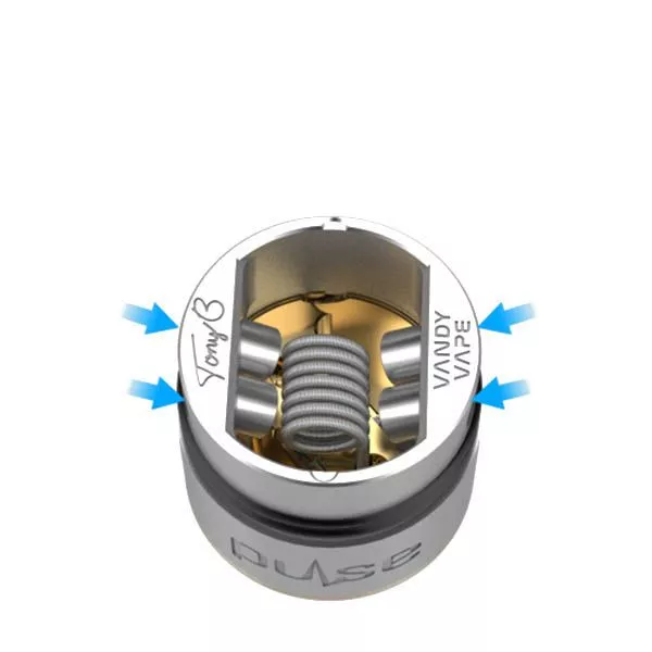 Vandy Vape Pulse 22 BF RDA Selbstwickler Tröpfler Vandy Vape Pulse 22 BF RDA Selbstwickler Tröpfler