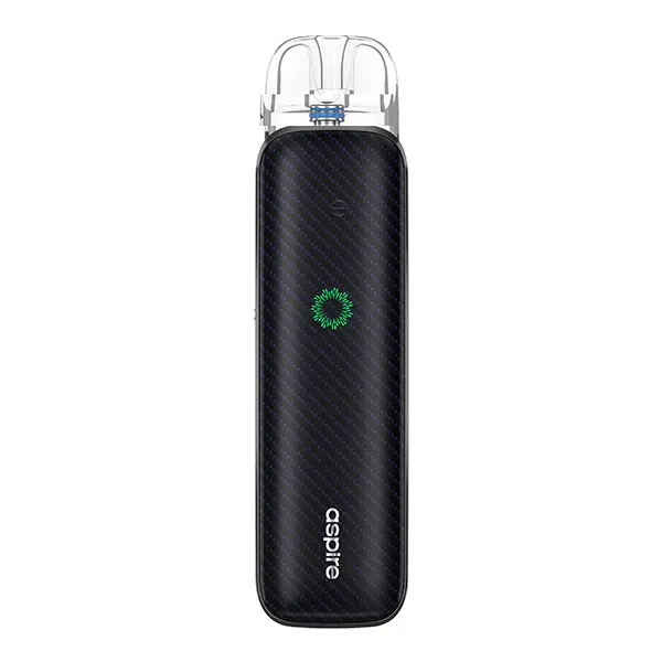 aspire-pixo-aura-2-kit-1.jpg Aspire Pixo Aura 2 Pod Kit in Carbon Black mit Carbonfaser-Optik, Frontansicht