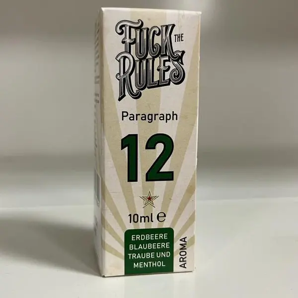 Vorstellung: Fuck the Rules - Paragraph 12 Aroma