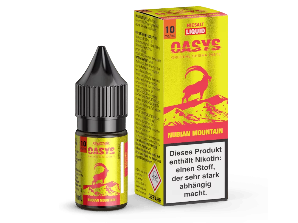 Oasys - Nubian Mountain - 10ml Nikotinsalz-Liquid