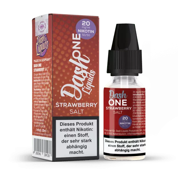 Dash One - Strawberry - 10ml Nikotinsalz-Liquid