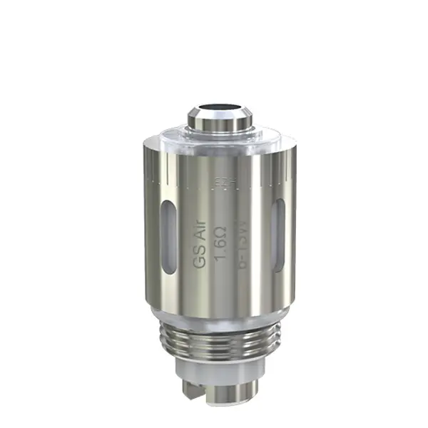 Eleaf GS Air Coil Verdampferkopf SS316 gebürstetes Edelstahlgehäuse, Seitenansicht