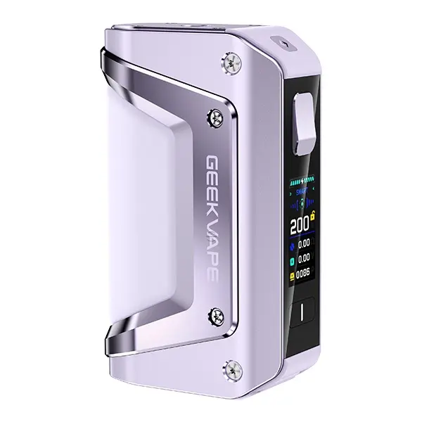 GeekVape Aegis Legend 3 Mod Akkuträger in Silber-Weiß mit Display und Farbdisplay-Anzeige