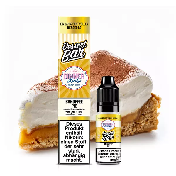 Dessert Bar - Banoffee Pie - 10ml Nikotinsalz-Liquid