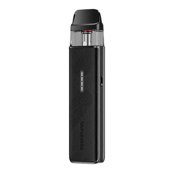Vaporesso XROS 5 Mini Pod Kit Leather Edition in Schwarz – kompaktes Pod-System, Frontansicht