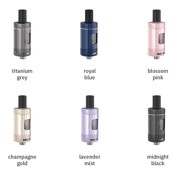 Innokin CoolFire Z Air Tank Verdampfer alle 6 Farbvarianten: Titangrau, Blau, Pink, Gold, Lavendel, Schwarz