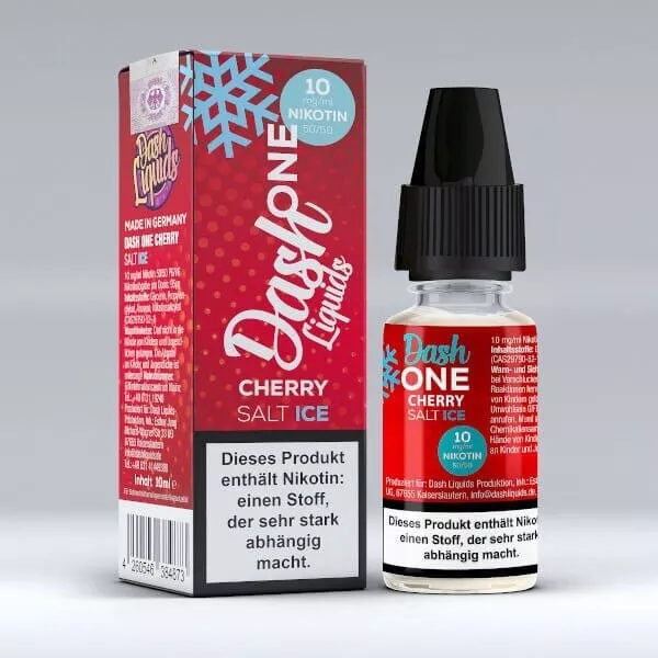 Dash One - Cherry Ice - 10ml Nikotinsalz-Liquid Dash One - Cherry Ice - 10ml Nikotinsalz-Liquid