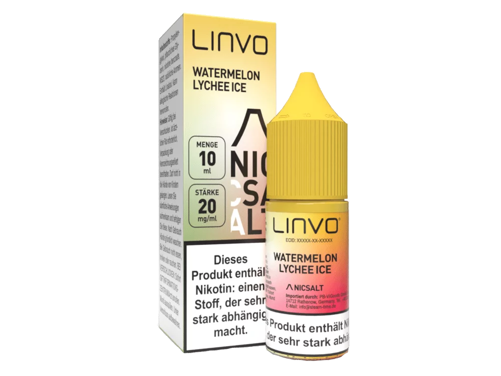 Linvo - Watermelon Lychee Ice - 10ml Nikotinsalz-Liquid
