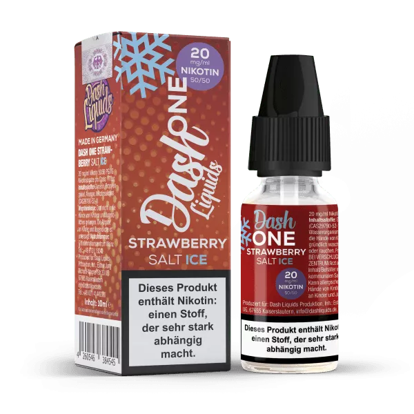 Dash One - Strawberry Ice - 10ml Nikotinsalz-Liquid