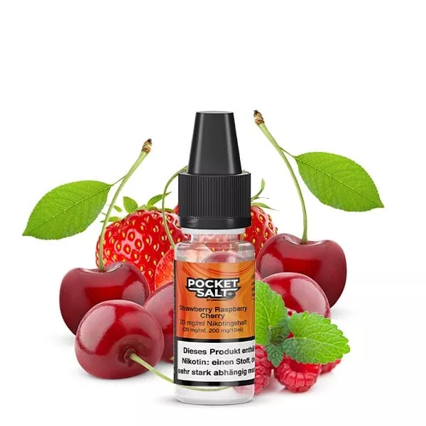 Strawberry Raspberry Cherry - 10ml Nikotinsalz-Liquid 20mg/ml
