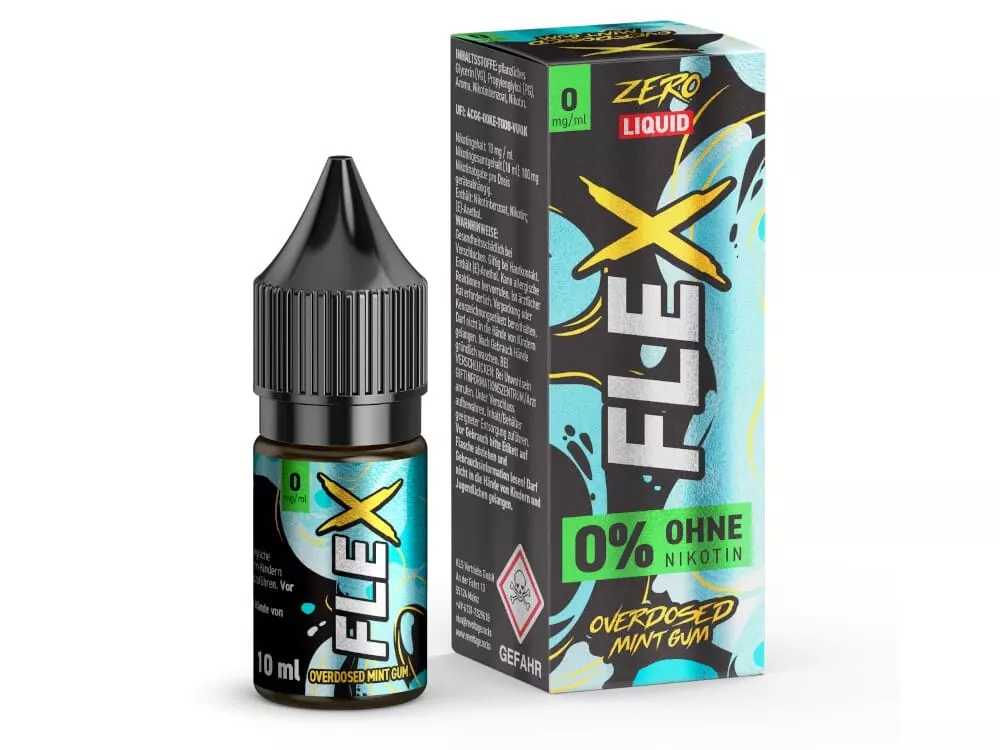 Flex - Overdosed Mint Gum 10ml Nikotinsalz-Liquid