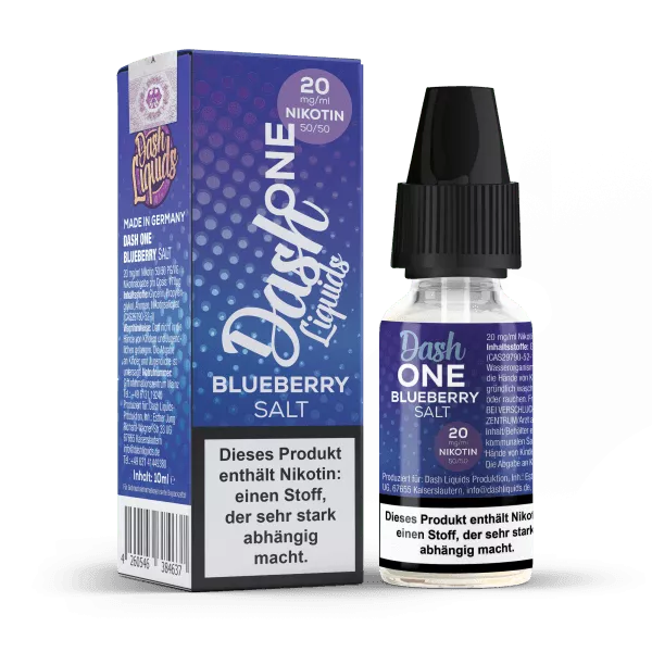 Dash One - Blueberry - 10ml Nikotinsalz-Liquid