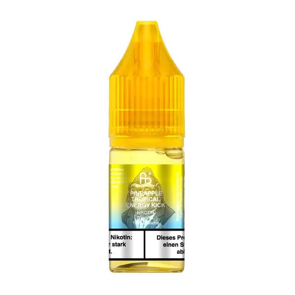 Fumot Pineapple Tropical Energy Kick 10ml Nikotinsalz-Liquid, gelbe Flasche freigestellt