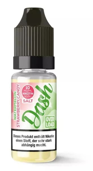 Dash Overload - Watermelon Strawberry Candy - 10ml Nikotinsalz-Liquid