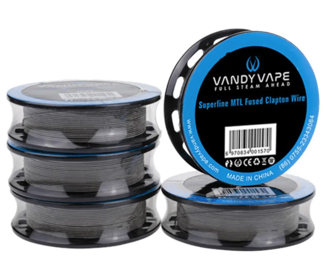 Vandy Vape 3 Meter KA1 Superfine MTL Clapton 30ga/38ga Wickeldraht