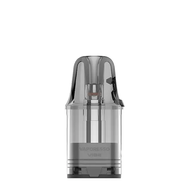 Vaporesso Vibe Dual Mesh Smart Ersatz-Pod, transparenter Pod-Kartuschen-Einzelansicht in Grau