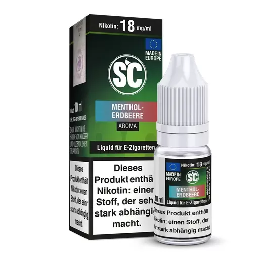 Menthol-Erdbeere - 10ml Liquid