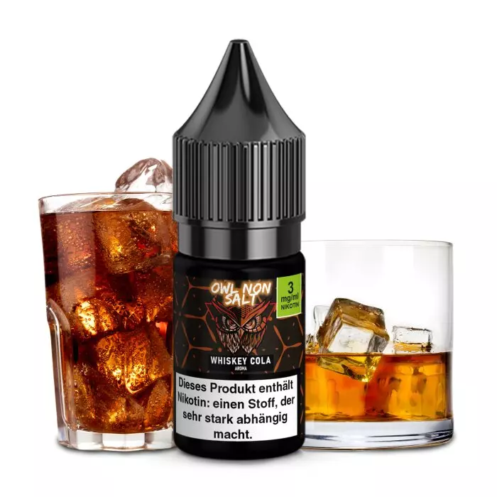 OWL Non-Salt Whiskey Cola - 10ml Liquid OWL Non-Salt Whiskey Cola - 10ml Liquid