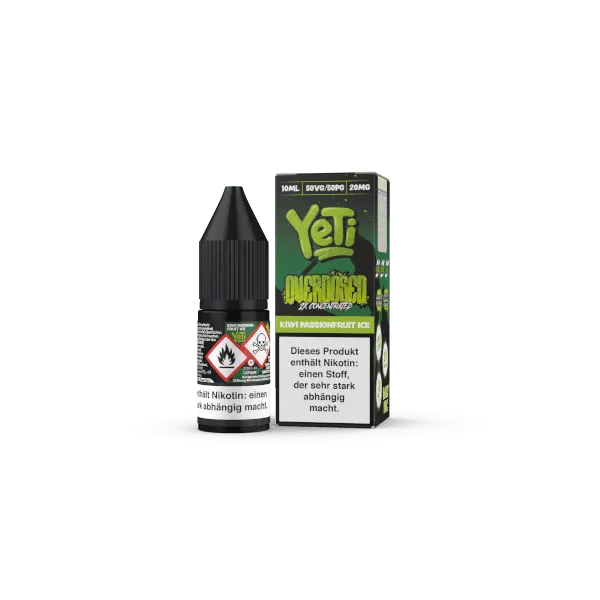 Yeti Overdosed - Kiwi Passionfruit Ice - 10ml Nikotinsalz-Liquid