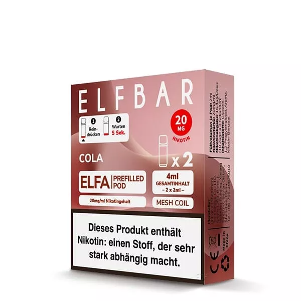 Elfbar Elfa Pods 20mg/ml - alle Sorten im 2er Pack