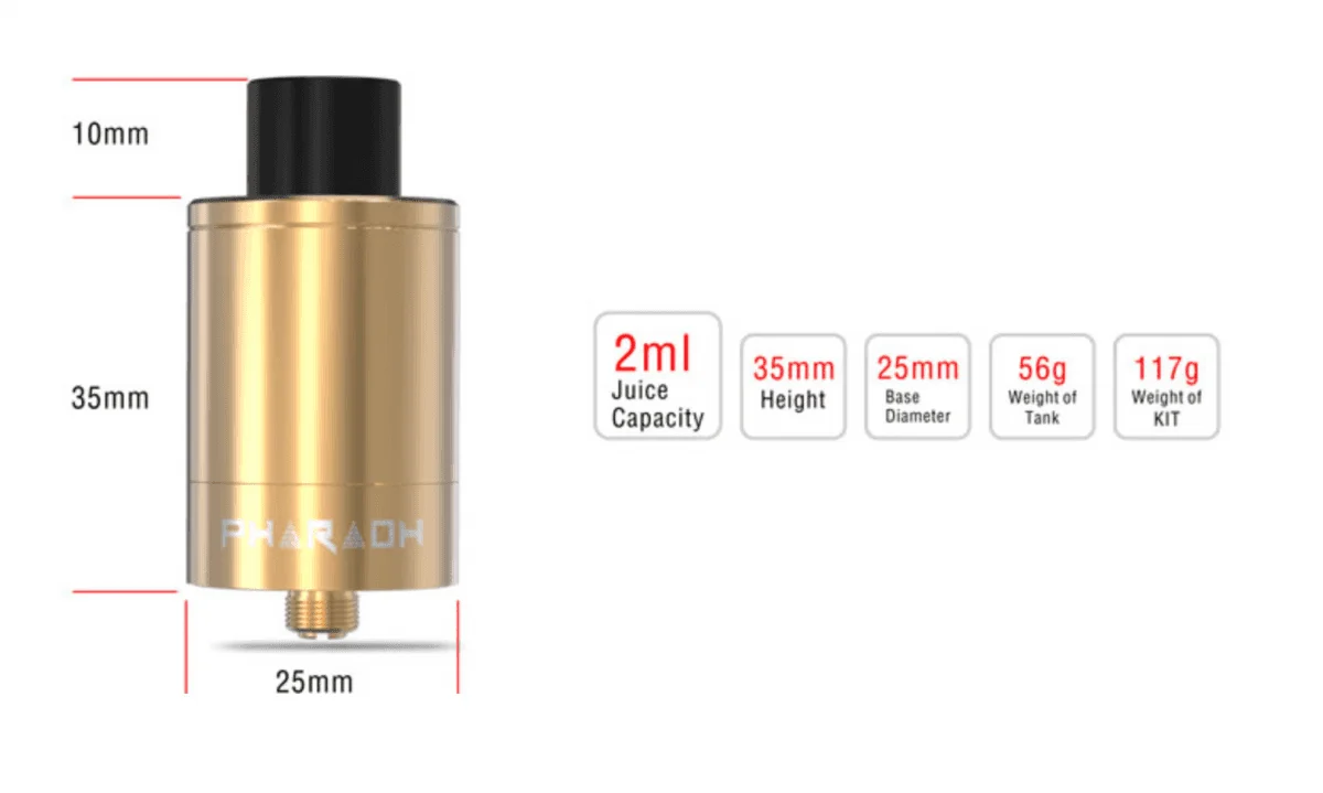 Digiflavor Pharaoh25 - Tröpfelverdampfer