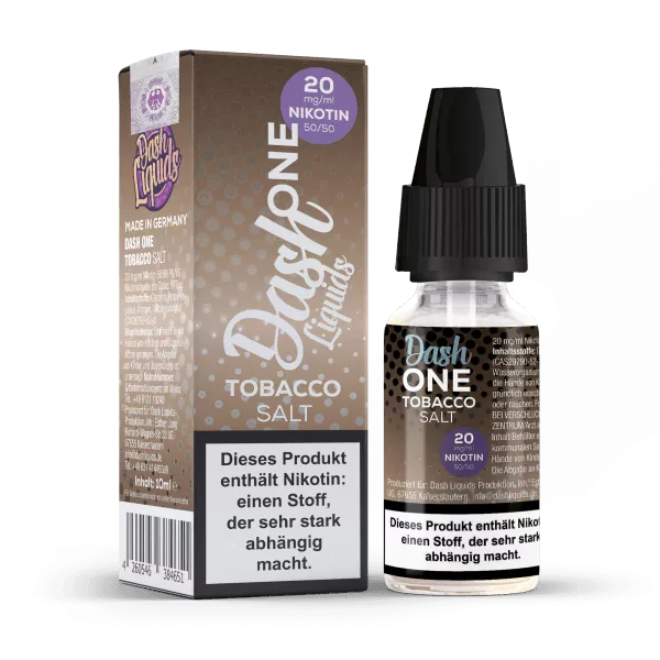 Dash One - Tobacco - 10ml Nikotinsalz-Liquid