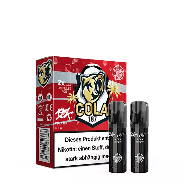 2x 187 Strassenbande Prefilled Pod - Cola 187