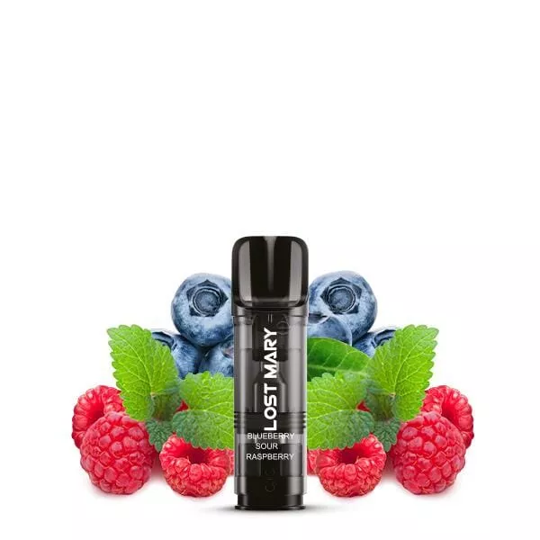 2x Lost Mary TAPPO Prefilled Pod - Blueberry Sour Raspberry 20mg/ml
