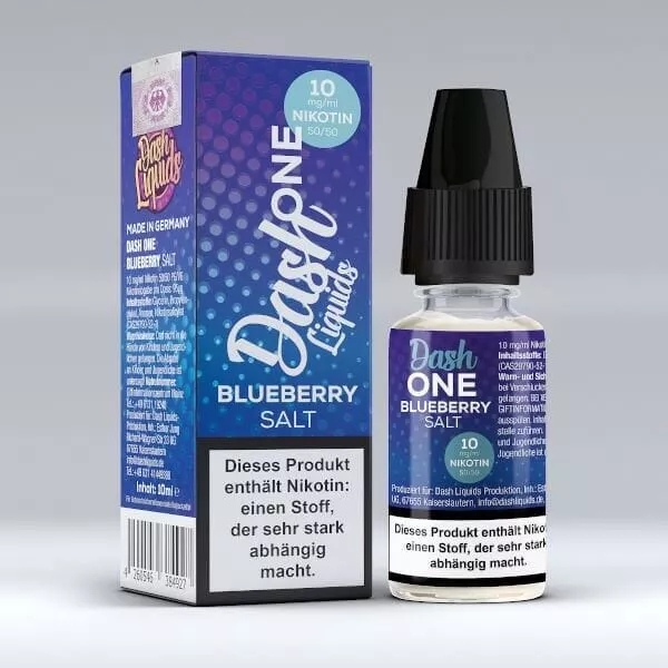 Dash One - Blueberry - 10ml Nikotinsalz-Liquid