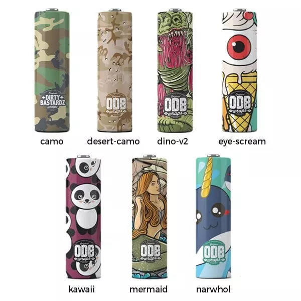 ODB 4 x 18650 Schrumpfschlauch - Battery Wrap