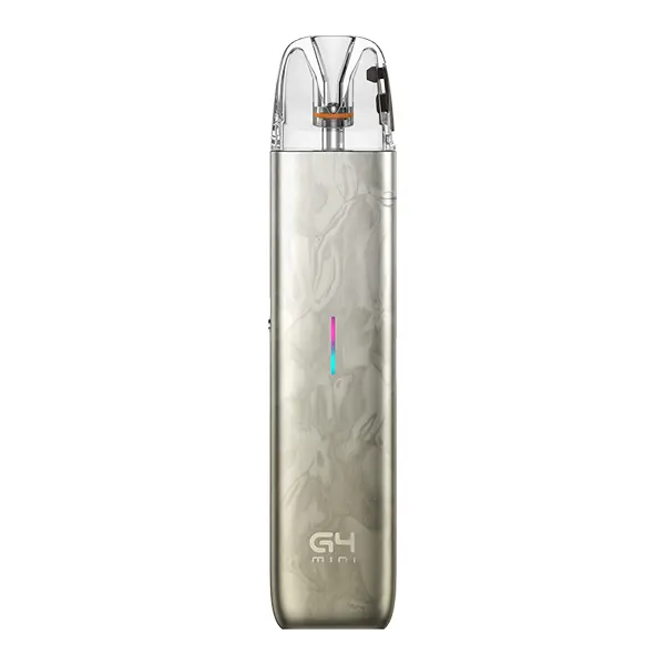 Uwell Caliburn G4 Mini Pod Kit in Champagner-Gold mit transparentem Pod, schlankes Design