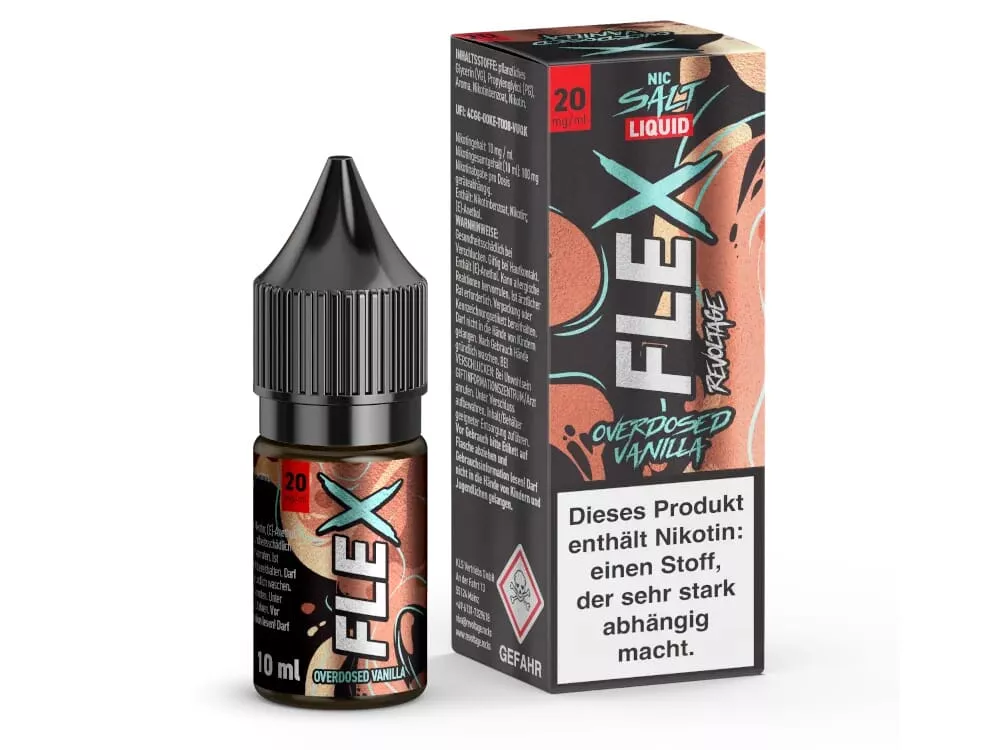 Flex - Overdosed Vanilla 10ml Nikotinsalz-Liquid