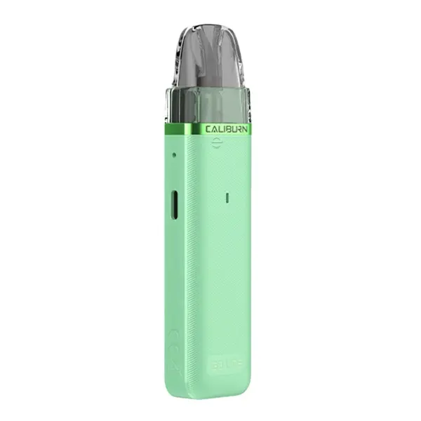 Uwell Caliburn G3 Lite Pod Kit in Mintgrün – schlanker Akkuträger mit aufgestecktem Pod, Seitenansicht
