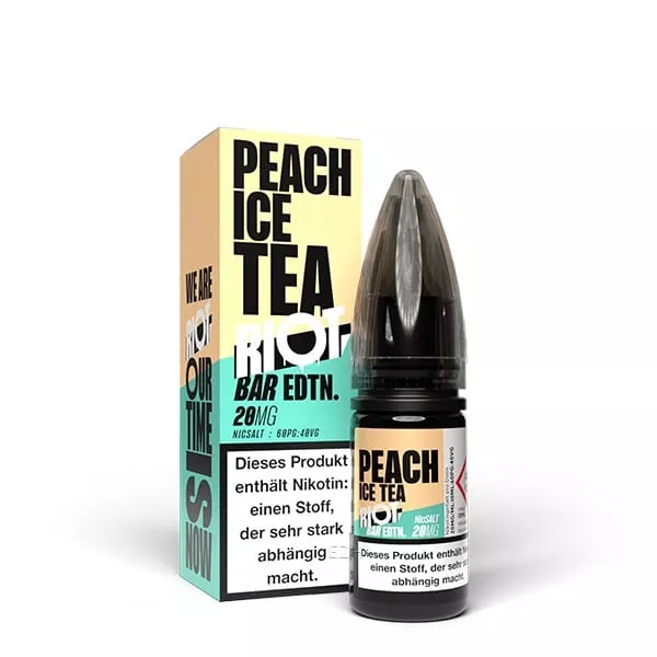 Bar Edition - Peach Ice Tea - 10ml Nikotinsalz-Liquid