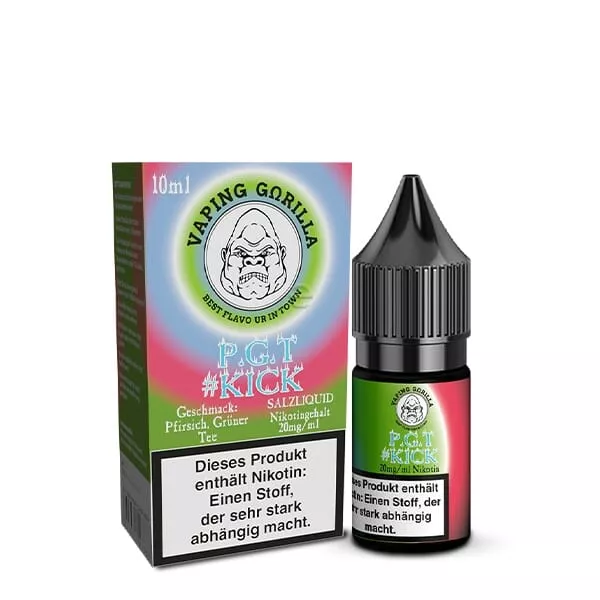 Kick P.G.T. - 10ml Nikotinsalz-Liquid 20mg/ml Kick P.G.T. - 10ml Nikotinsalz-Liquid 20mg/ml