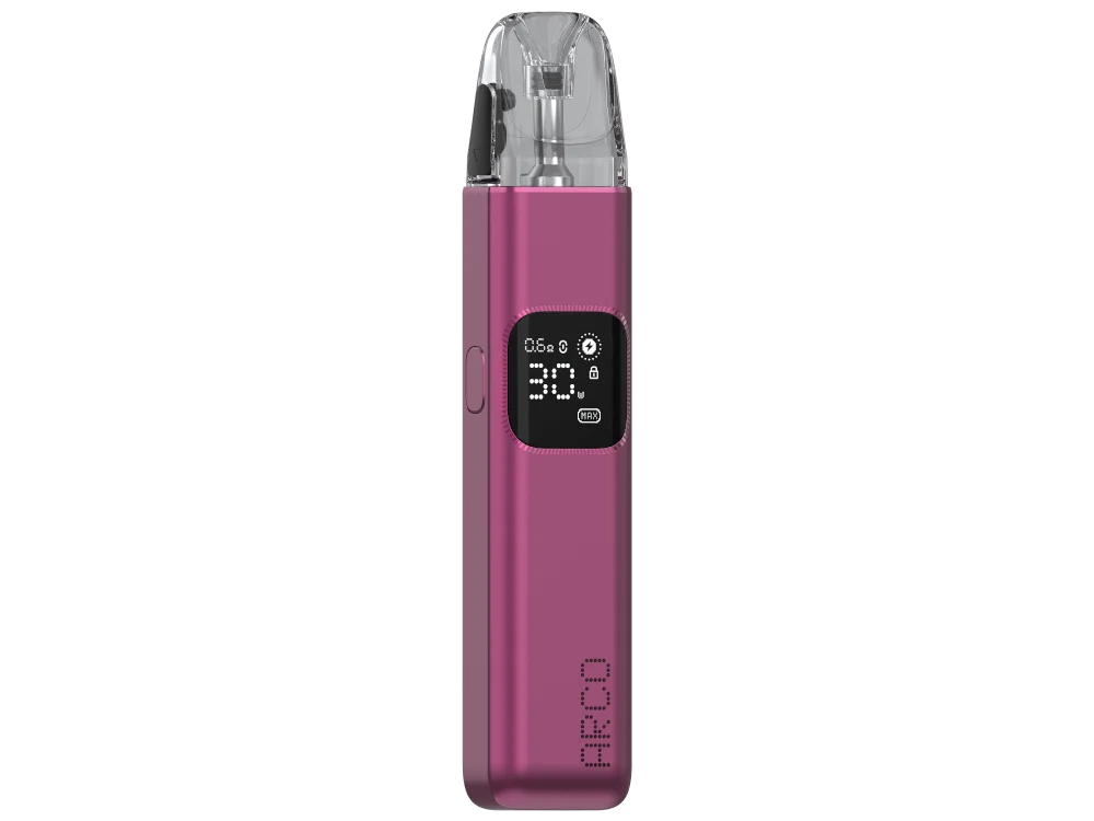 SMOK Arco Digi Pod-Kit in Pink mit Display, schlankes E-Zigaretten-Komplett-Set, Frontansicht