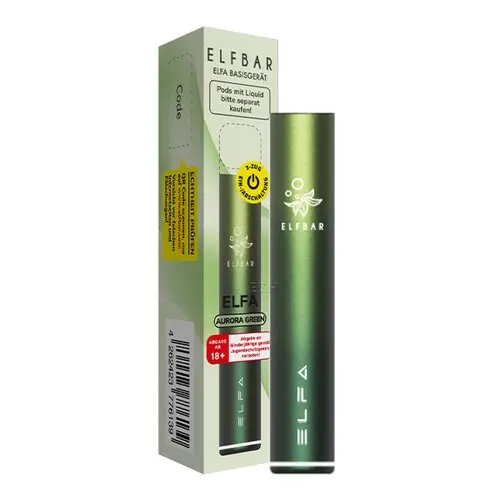 Elfbar Elfa CP Basisgerät Dunkelgrün mit Verpackungskarton