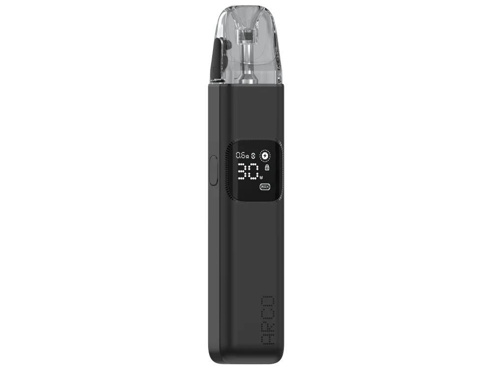 SMOK Arco Digi Pod-System in Schwarz mit digitalem Display, Frontansicht