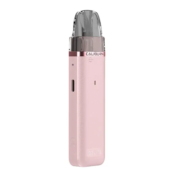 Uwell Caliburn G3 Lite Pod Kit in Rosa, schlanker Akkuträger mit aufgestecktem Pod, Vorderansicht
