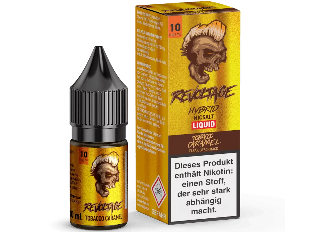 Tobacco Caramel - 10ml Hybrid-Nikotinsalz-Liquid